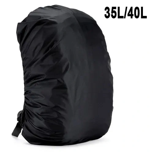 Unleash Adventure Waterproof Backpack Cover Ultra Durable for 35L 50L 90L 100L 120L Hiking Camping Black